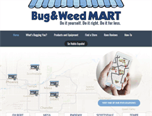 Tablet Screenshot of bugweedmart.com